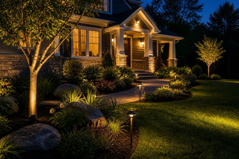 Terrace Lighting Installation in Kansas City, MO